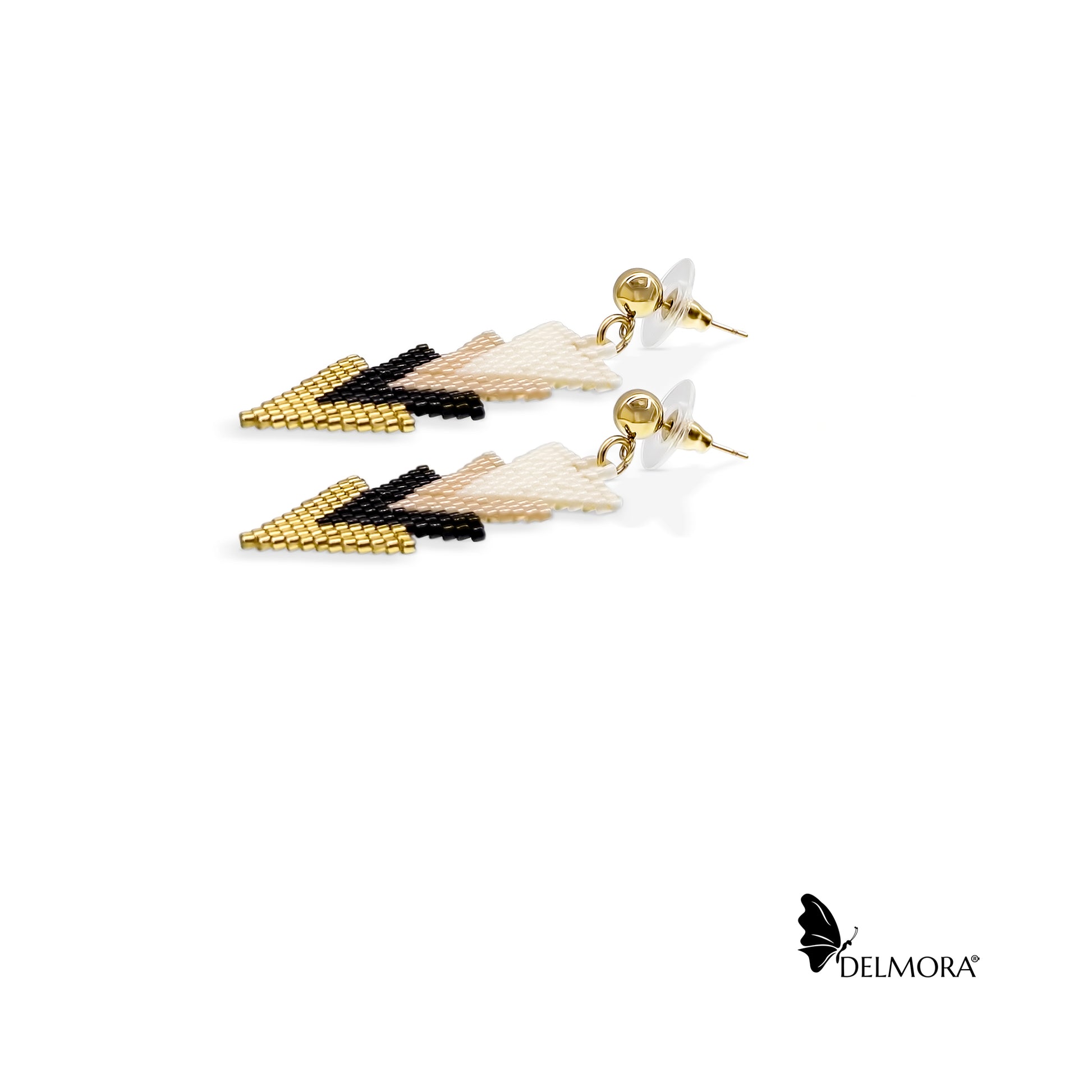 Delmora-triangle-earrings