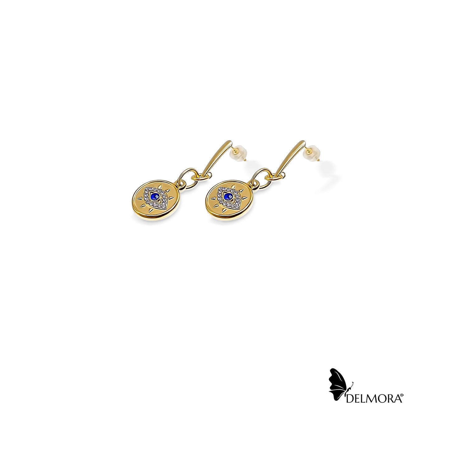 Sparkling Blue Evil Eye Set