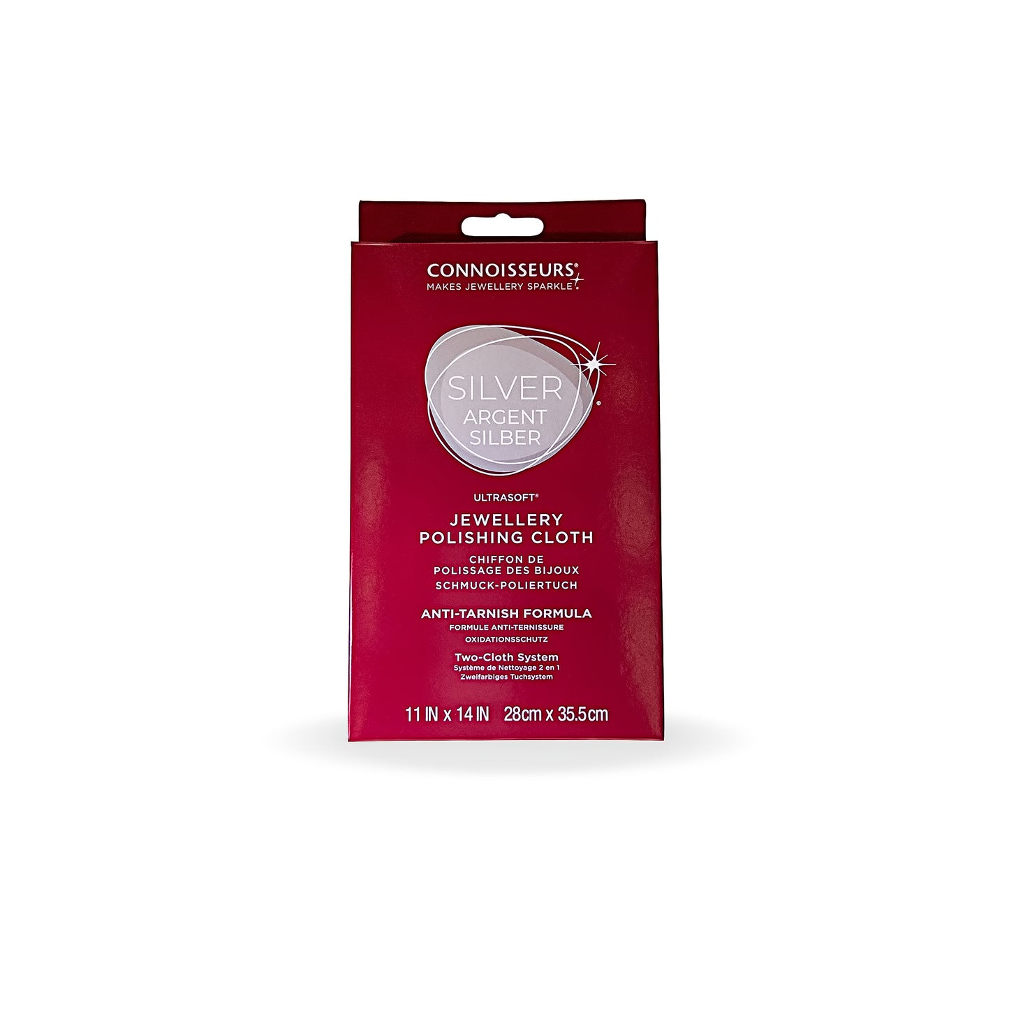 Connoisseurs- XL Silver Polishing Cloth. 2ply