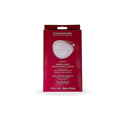 Connoisseurs- XL Silver Polishing Cloth. 2ply