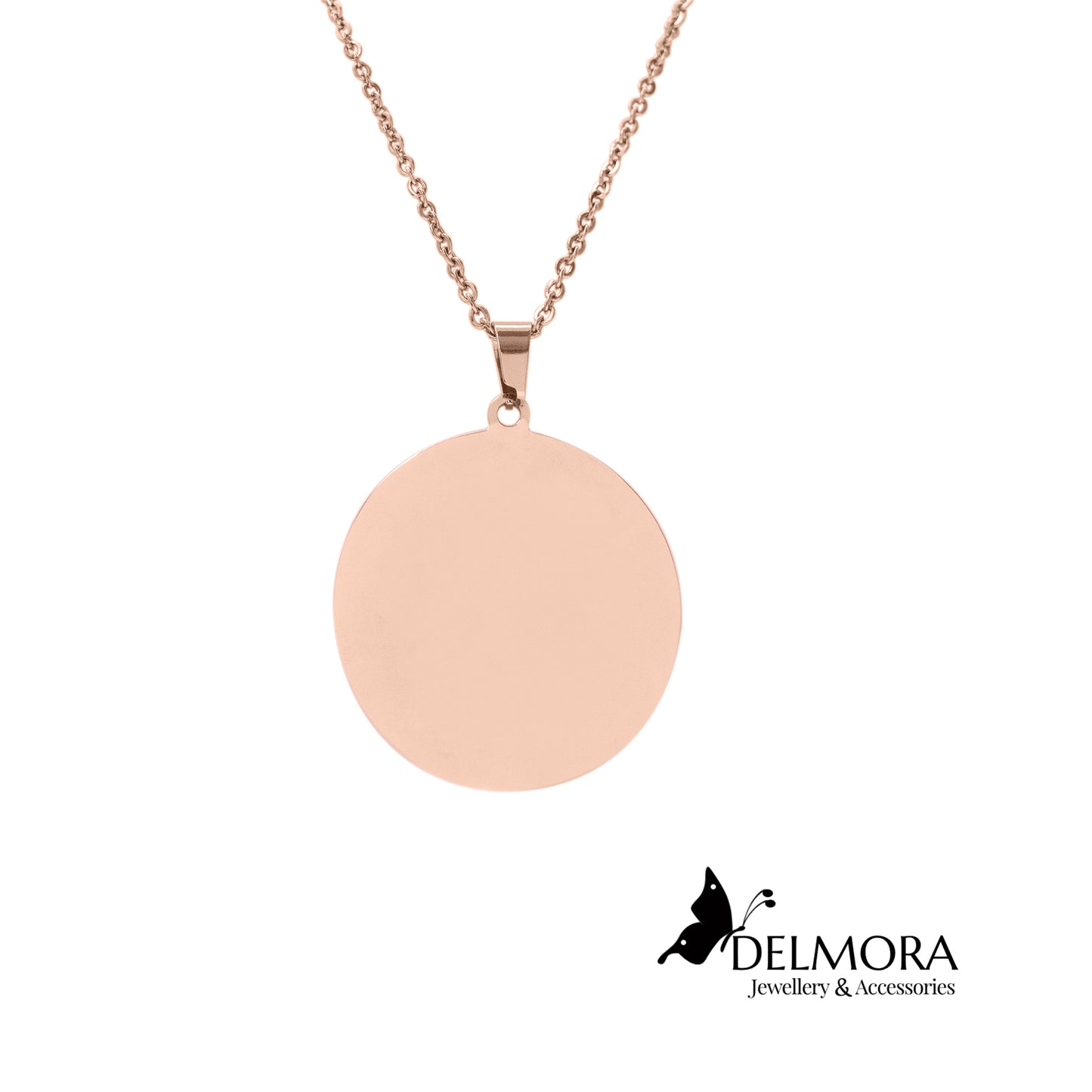 Flat Round Necklace