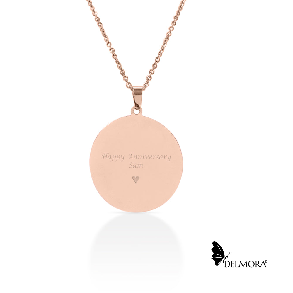 Flat Round Necklace