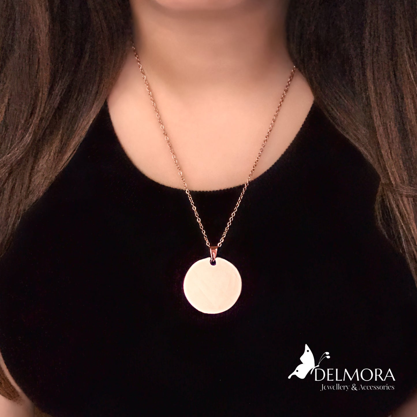 Flat Round Necklace